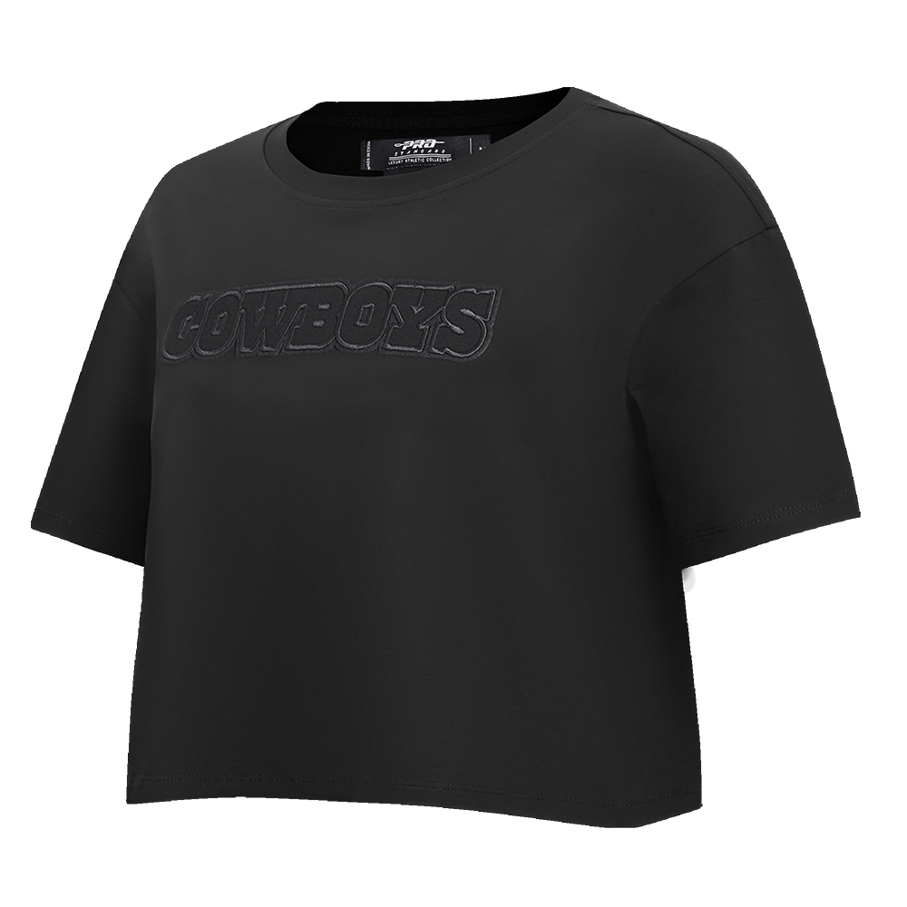 NFL DALLAS COWBOYS NEUTRAL WOMEN'S BOXY TEE (BLACK)