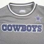 NFL DALLAS COWBOYS CLASSIC BIG BOY'S SHORT SLEEVE MESH TEE (GRAY)