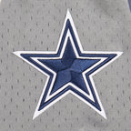 NFL DALLAS COWBOYS CLASSIC BIG BOY'S SHORT SLEEVE MESH TEE (GRAY)