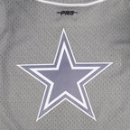 NFL DALLAS COWBOYS CLASSIC CHEMISE BOUTONNÉE EN FILET POUR GARÇON JUNIOR (GRIS)