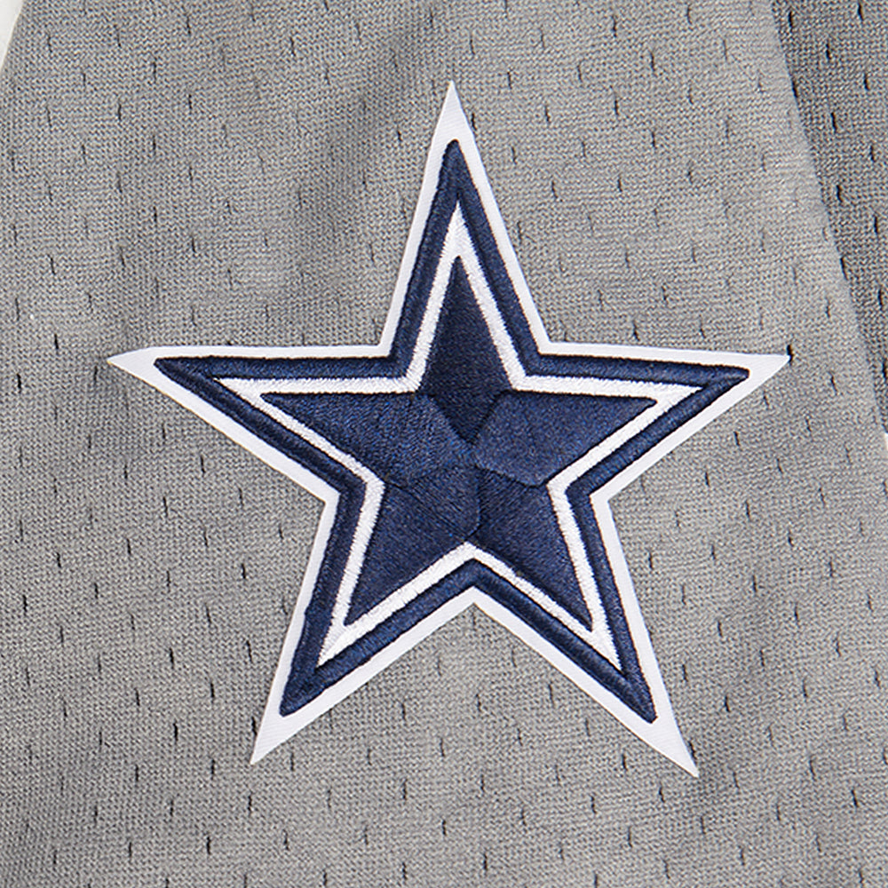 NFL DALLAS COWBOYS CLASSIC CHEMISE BOUTONNÉE EN FILET POUR GARÇON JUNIOR (GRIS)