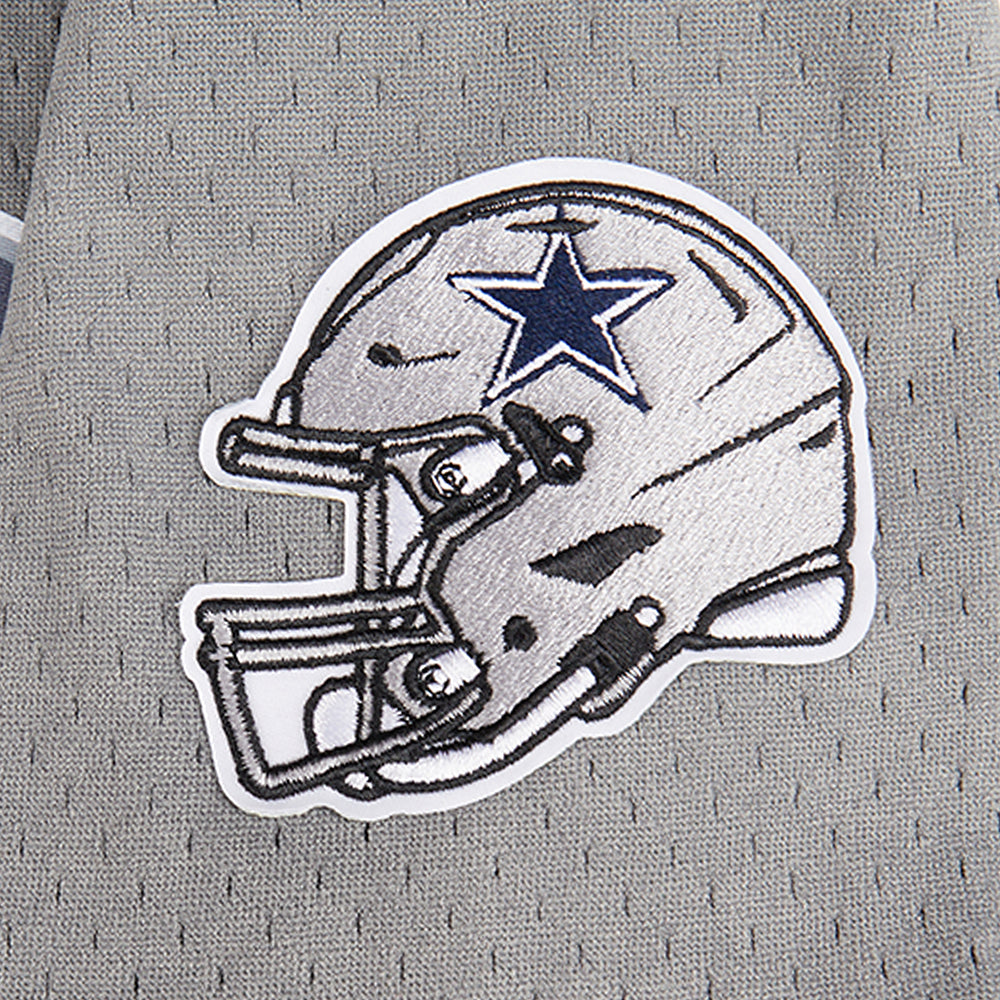 NFL DALLAS COWBOYS CLASSIC CHEMISE BOUTONNÉE EN FILET POUR GARÇON JUNIOR (GRIS)