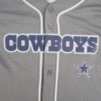 NFL DALLAS COWBOYS CLASSIC CHEMISE BOUTONNÉE EN FILET POUR GARÇON JUNIOR (GRIS)