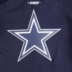 NFL DALLAS COWBOYS CLASSIC BIG BOY'S MESH BUTTON DOWN SHIRT (MIDNIGHT NAVY)