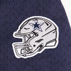 NFL DALLAS COWBOYS CLASSIC BIG BOY'S MESH BUTTON DOWN SHIRT (MIDNIGHT NAVY)