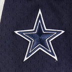 NFL DALLAS COWBOYS CLASSIC BIG BOY'S MESH BUTTON DOWN SHIRT (MIDNIGHT NAVY)