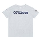NFL DALLAS COWBOYS CLASSIC SINGLE JERSEY BIG BOY'S SINGLE JERSEY TEE (HEATHER GREY)