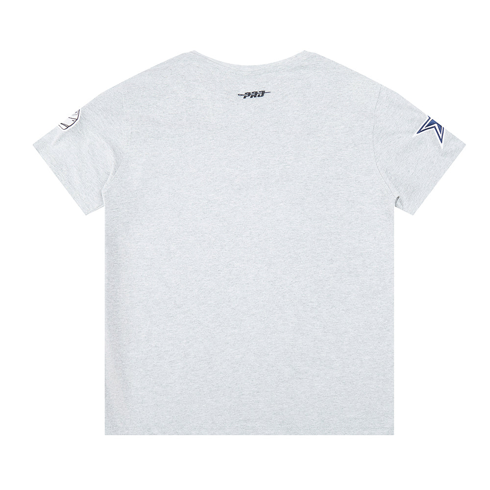 NFL DALLAS COWBOYS CLASSIC SINGLE JERSEY BIG BOY'S SINGLE JERSEY TEE (HEATHER GREY)