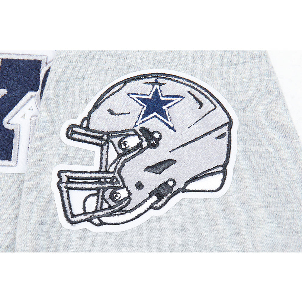 NFL DALLAS COWBOYS CLASSIC SINGLE JERSEY BIG BOY'S SINGLE JERSEY TEE (HEATHER GREY)