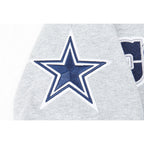 NFL DALLAS COWBOYS CLASSIC SINGLE JERSEY BIG BOY'S SINGLE JERSEY TEE (HEATHER GREY)