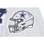 NFL DALLAS COWBOYS CLASSIC SINGLE JERSEY BIG BOY'S SINGLE JERSEY TEE (HEATHER GREY)