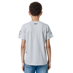 NFL DALLAS COWBOYS CLASSIC SINGLE JERSEY BIG BOY'S SINGLE JERSEY TEE (HEATHER GREY)