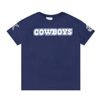 NFL DALLAS COWBOYS CLASSIC SINGLE JERSEY BIG BOY'S SINGLE JERSEY TEE (MIDNIGHT NAVY)