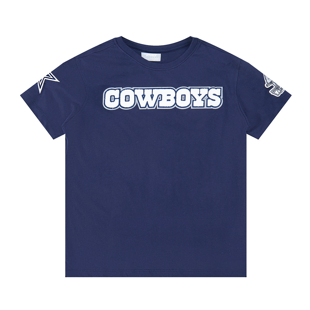 NFL DALLAS COWBOYS CLASSIC SINGLE JERSEY BIG BOY'S SINGLE JERSEY TEE (MIDNIGHT NAVY)