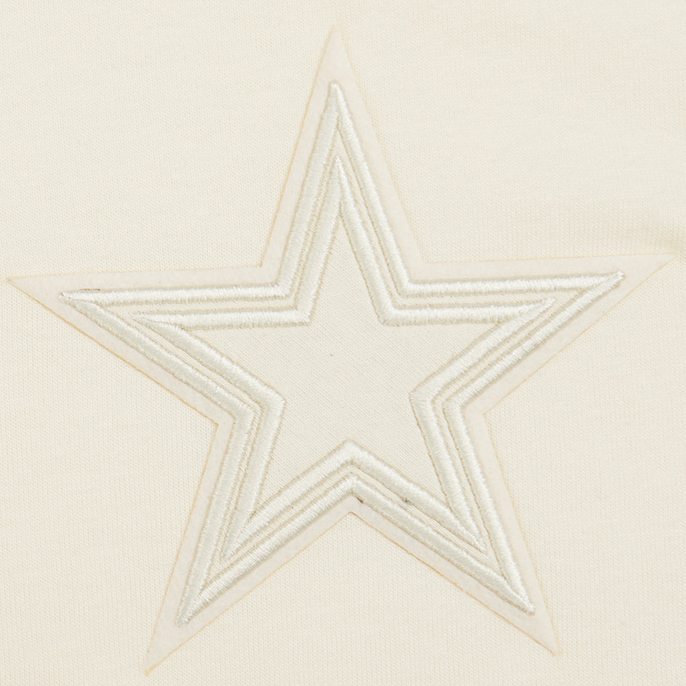 NFL DALLAS COWBOYS NEUTRAL BIG BOY'S SINGLE JERSEY TEE (EGGSHELL)