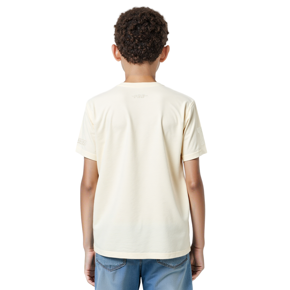 NFL DALLAS COWBOYS NEUTRAL T-SHIRT EN JERSEY SIMPLE POUR GARÇON JUNIOR (COQUILLE D'ŒUF)