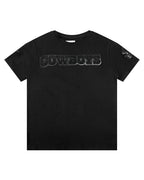 NFL DALLAS COWBOYS TRIPLE BLACK BIG BOY'S SINGLE JERSEY TEE (BLACK)