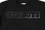 NFL DALLAS COWBOYS TRIPLE BLACK BIG BOY'S SINGLE JERSEY TEE (BLACK)
