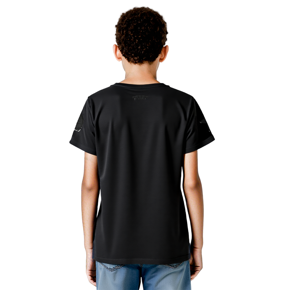 NFL DALLAS COWBOYS TRIPLE BLACK BIG BOYS SINGLE JERSEY TEE (BLACK)