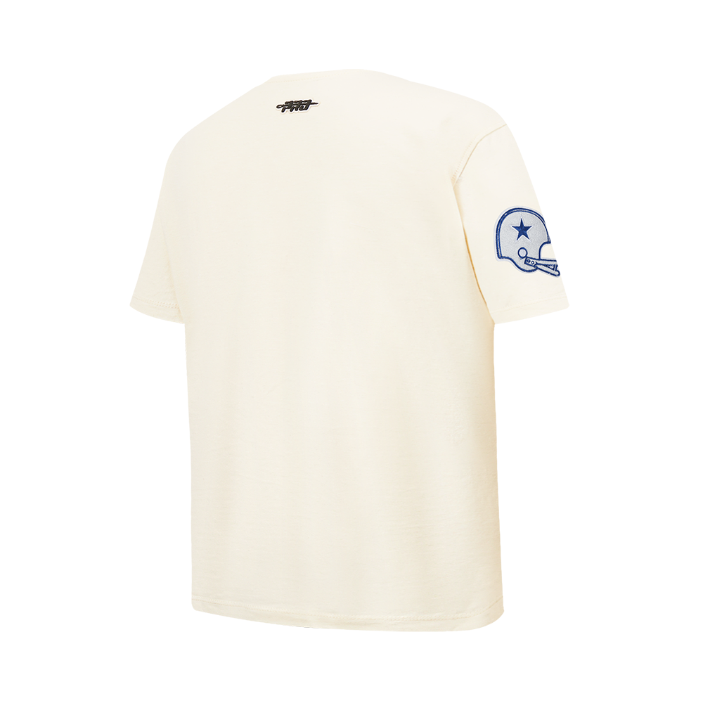 NFL DALLAS COWBOYS RETRO CLASSICS T-SHIRT À MANCHES COURTES POUR GARÇON JUNIOR (COQUILLE D'ŒUF)