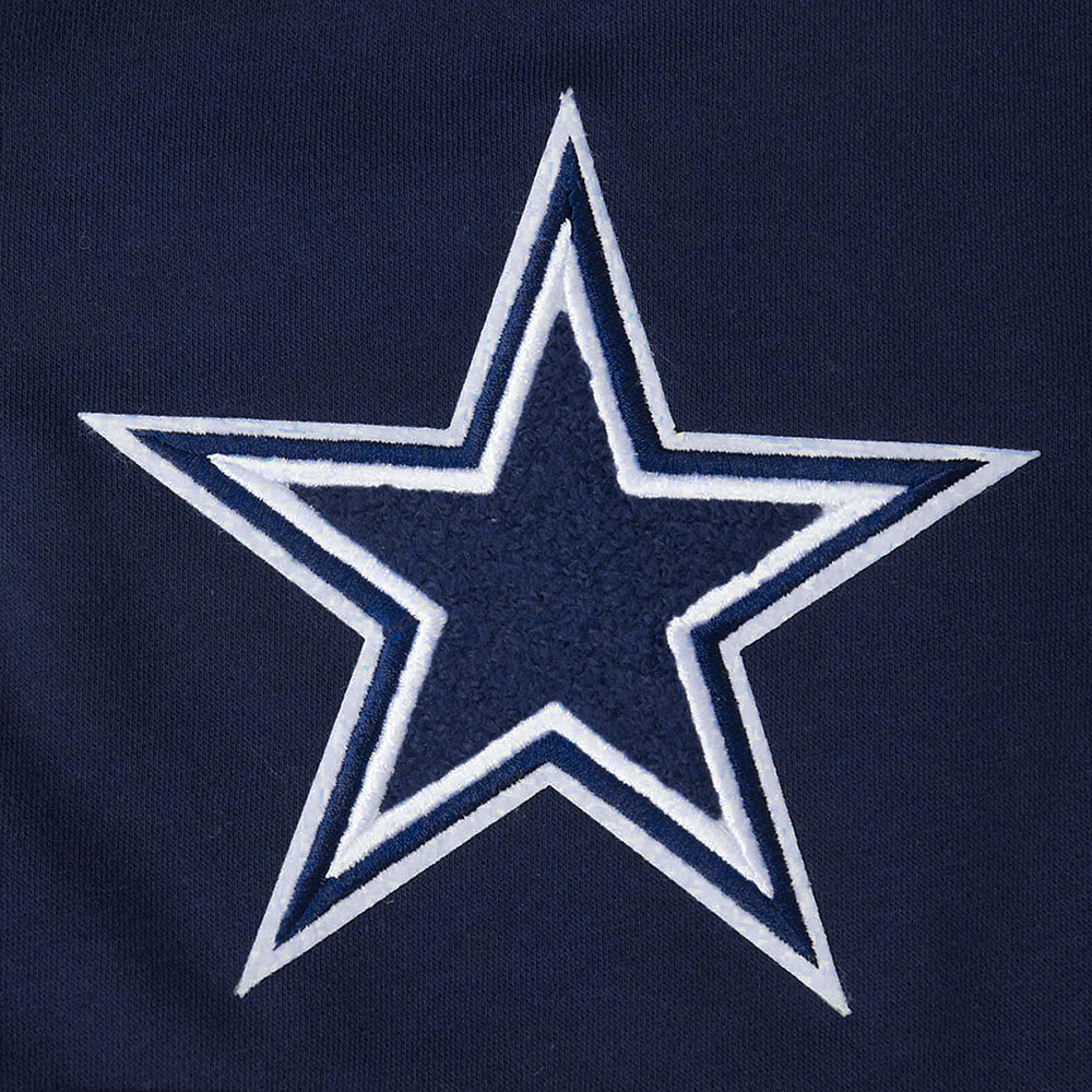 NFL DALLAS COWBOYS CLASSIC BIG BOY'S FLEECE 2.0 SHORT (MIDNIGHT NAVY)