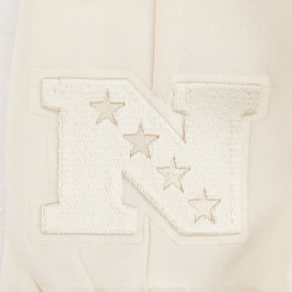 NFL DALLAS COWBOYS NEUTRAL BIG BOY'S FLEECE SWEATPANT (EGGSHELL)