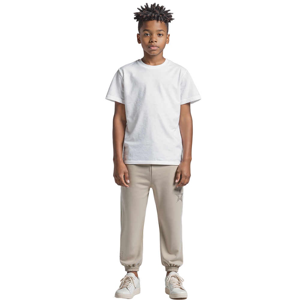 NFL DALLAS COWBOYS NEUTRAL BIG BOYS FLEECE SWEATPANT (TAUPE)