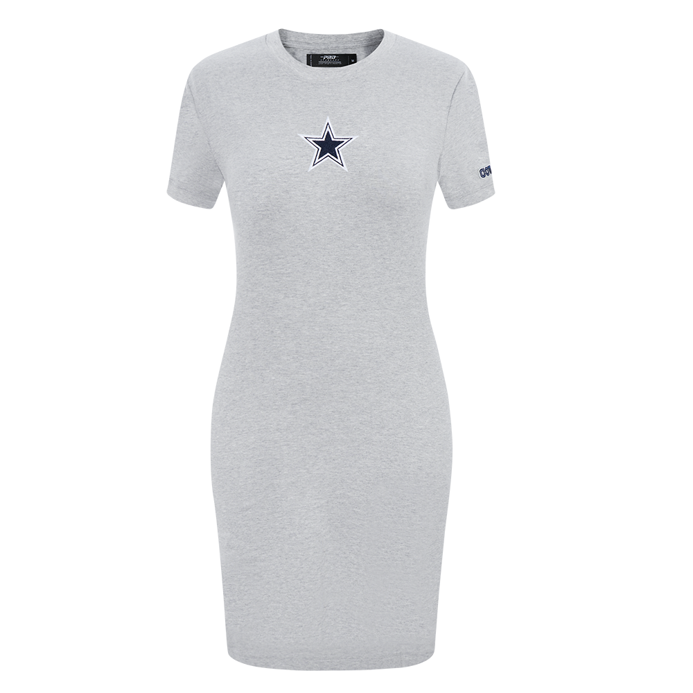 NFL DALLAS COWBOYS CLASSIC ROBE MOULANTE POUR FEMME (GRIS CHINÉ)