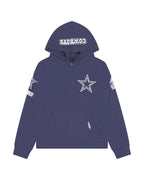 NFL DALLAS COWBOYS CLASSIC CHANDAIL À CAPUCHON EN MOLLETON POUR GARÇON JUNIOR (MARINE MINUIT)