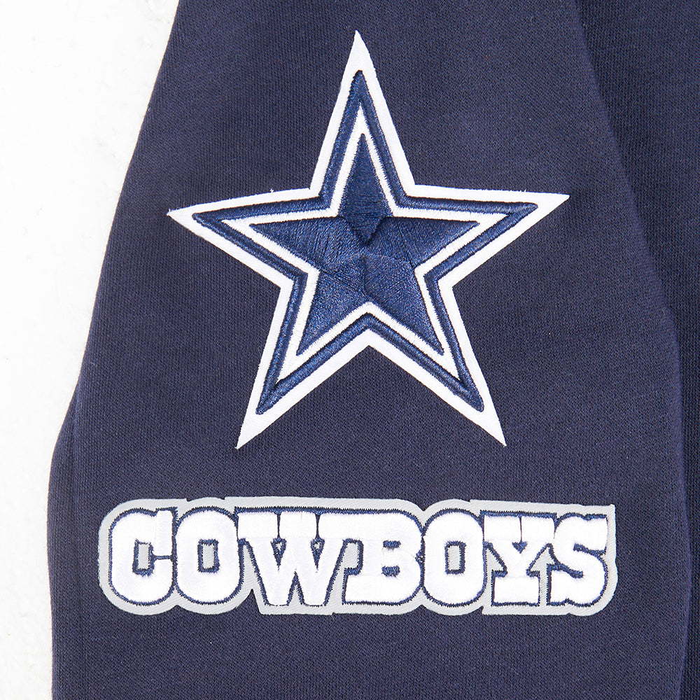 NFL DALLAS COWBOYS CLASSIC CHANDAIL À CAPUCHON EN MOLLETON POUR GARÇON JUNIOR (MARINE MINUIT)