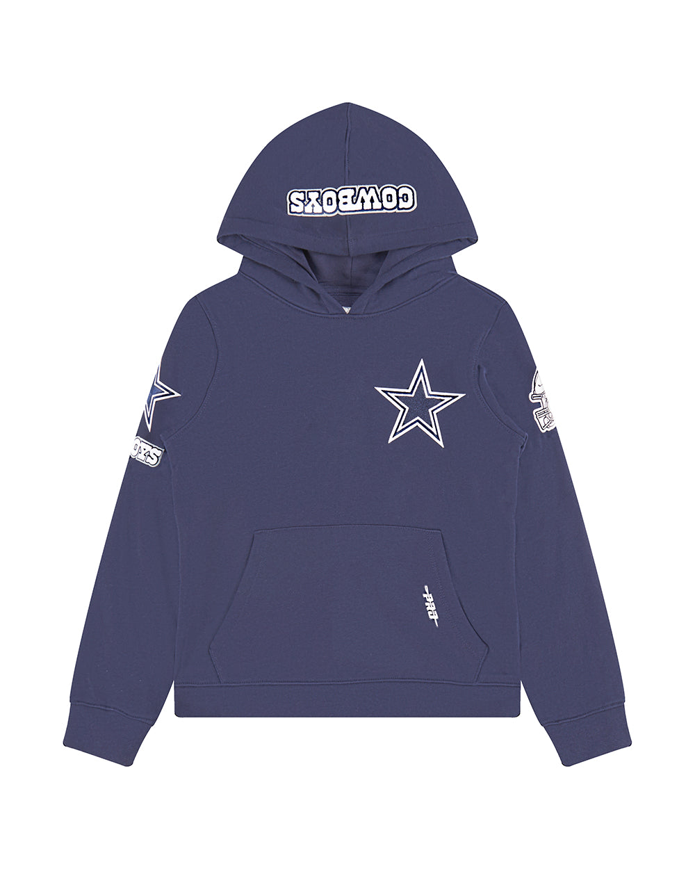 NFL DALLAS COWBOYS CLASSIC CHANDAIL À CAPUCHON EN MOLLETON POUR GARÇON JUNIOR (MARINE MINUIT)
