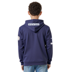NFL DALLAS COWBOYS CLASSIC CHANDAIL À CAPUCHON EN MOLLETON POUR GARÇON JUNIOR (MARINE MINUIT)