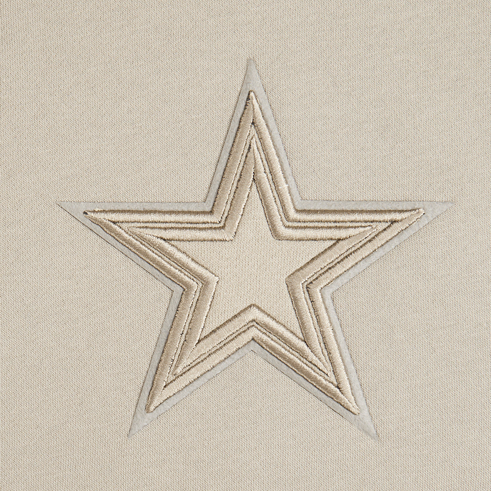 NFL DALLAS COWBOYS NEUTRAL CHANDAIL À COL ROND EN MOLLETON POUR GARÇON JUNIOR (TAUPE)