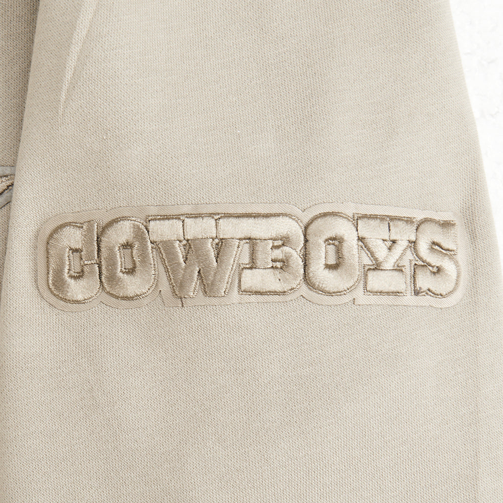 NFL DALLAS COWBOYS NEUTRAL CHANDAIL À COL ROND EN MOLLETON POUR GARÇON JUNIOR (TAUPE)