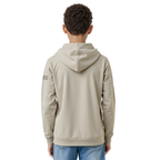 NFL DALLAS COWBOYS NEUTRAL BIG BOY'S FLEECE PULLOVER HOODIE (TAUPE)