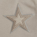NFL DALLAS COWBOYS NEUTRAL BIG BOY'S FLEECE PULLOVER HOODIE (TAUPE)