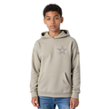 NFL DALLAS COWBOYS NEUTRAL BIG BOY'S FLEECE PULLOVER HOODIE (TAUPE)