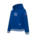 NFL DALLAS COWBOYS RETRO CLASSICS BIG BOY'S RIB FLEECE PO HOODIE (DODGER BLUE)