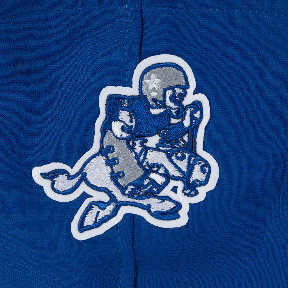NFL DALLAS COWBOYS RETRO CLASSICS BIG BOY'S RIB FLEECE PO HOODIE (DODGER BLUE)
