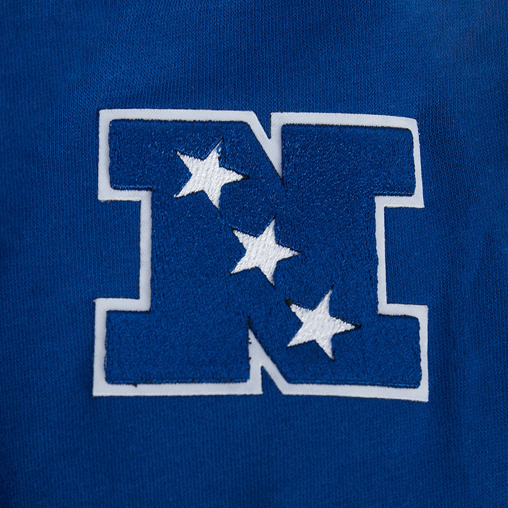 NFL DALLAS COWBOYS RETRO CLASSICS BIG BOY'S RIB FLEECE PO HOODIE (DODGER BLUE)