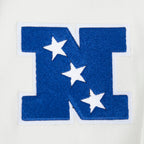 NFL DALLAS COWBOYS RETRO CLASSICS BIG BOY'S RIB FLEECE PO HOODIE (EGGSHELL/DODGER BLUE)