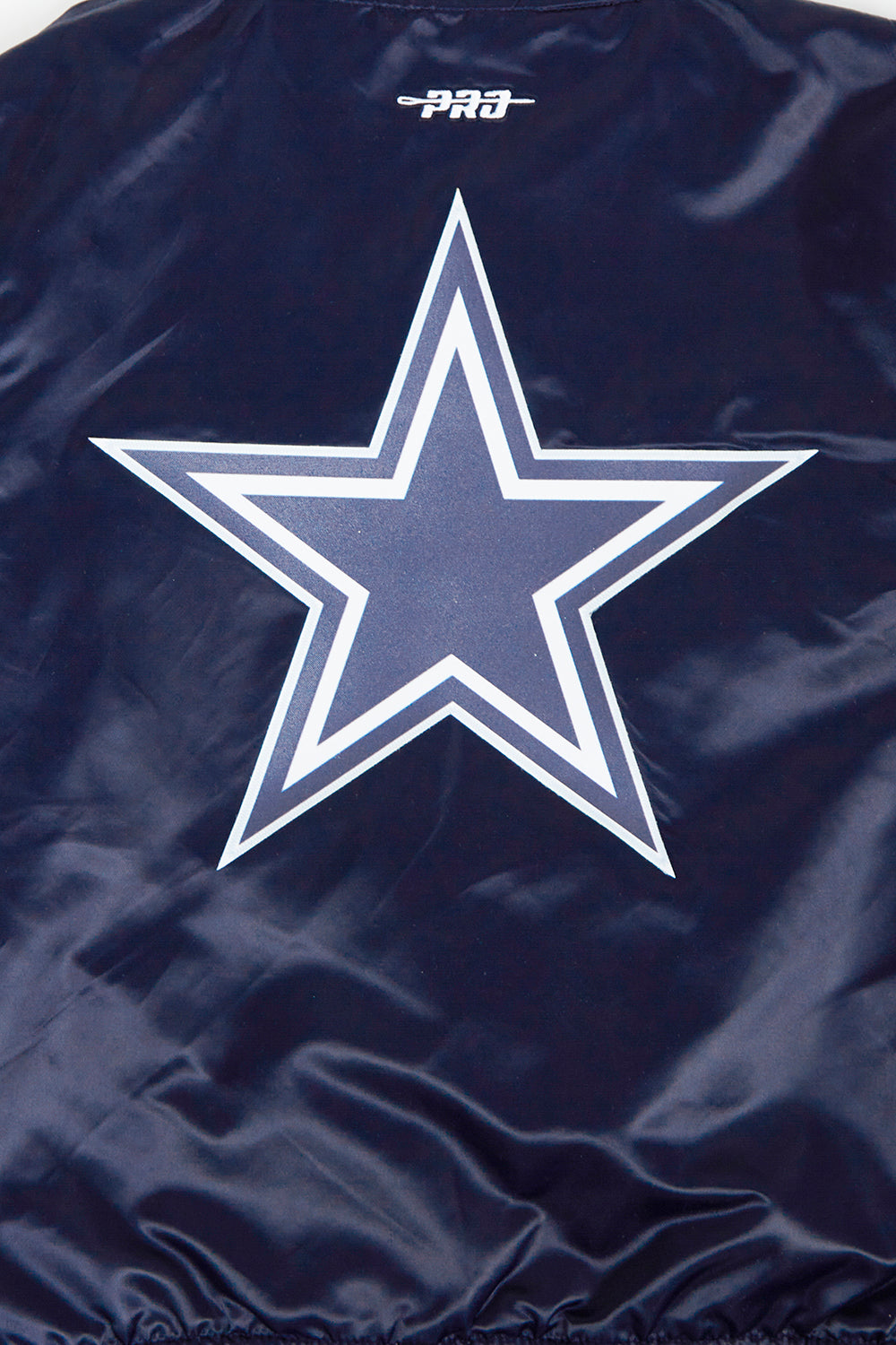 NFL DALLAS COWBOYS CLASSIC BIG BOY'S SATIN JACKET (MIDNIGHT NAVY)