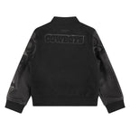 NFL DALLAS COWBOYS TRIPLE BLACK BLOUSON COLLÉGIAL EN LAINE POUR GARÇON JUNIOR (NOIR DE JAIS)