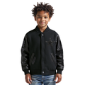 NFL DALLAS COWBOYS TRIPLE BLACK BLOUSON COLLÉGIAL EN LAINE POUR GARÇON JUNIOR (NOIR DE JAIS)