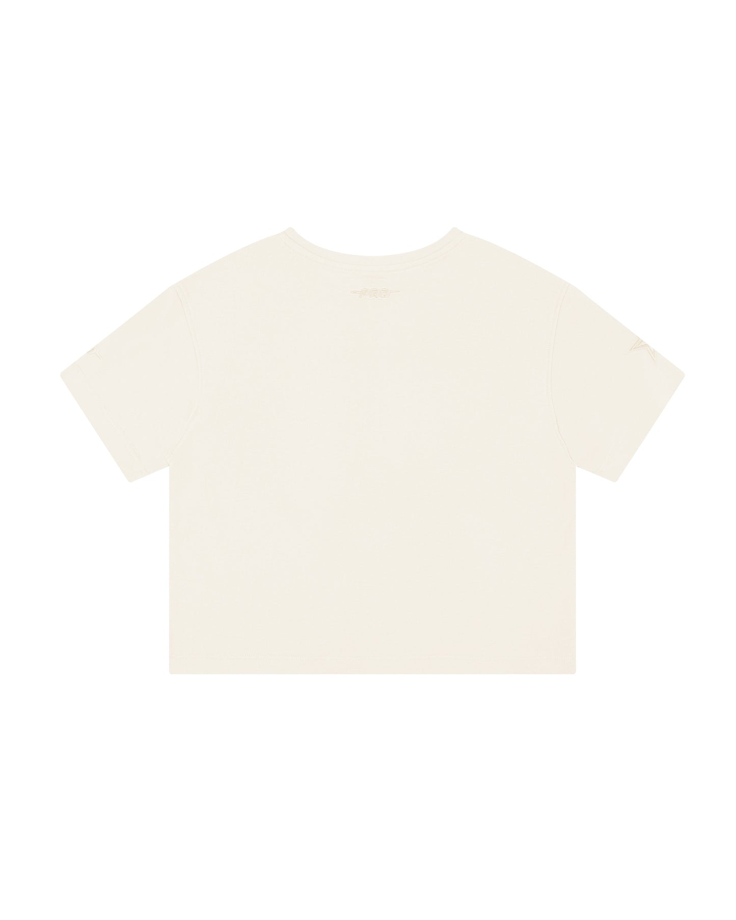 NFL DALLAS COWBOYS NEUTRAL BIG GIRLS SHORT SLEEVE BOXY TEE (EGGSHELL)