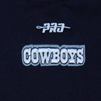 NFL DALLAS COWBOYS CLASSIC CHANDAIL À COL ROND EN MOLLETON POUR FILLE JUNIOR (MARINE MINUIT)