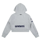 NFL DALLAS COWBOYS CLASSIC CHANDAIL À CAPUCHON EN MOLLETON À GLISSIÈRE POUR FILLE JUNIOR (GRIS CHINÉ)