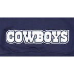 NFL DALLAS COWBOYS CLASSIC BIG GIRL'S FLC FZ HOODIE (MIDNIGHT NAVY)