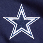 NFL DALLAS COWBOYS CLASSIC BIG GIRL'S FLC FZ HOODIE (MIDNIGHT NAVY)