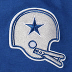 NFL DALLAS COWBOYS RETRO CLASSIC BIG GIRL'S RIB FLC PO HOODIE (DODGER BLUE)